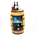 Style Contemporaine, casier a bouteilles marron