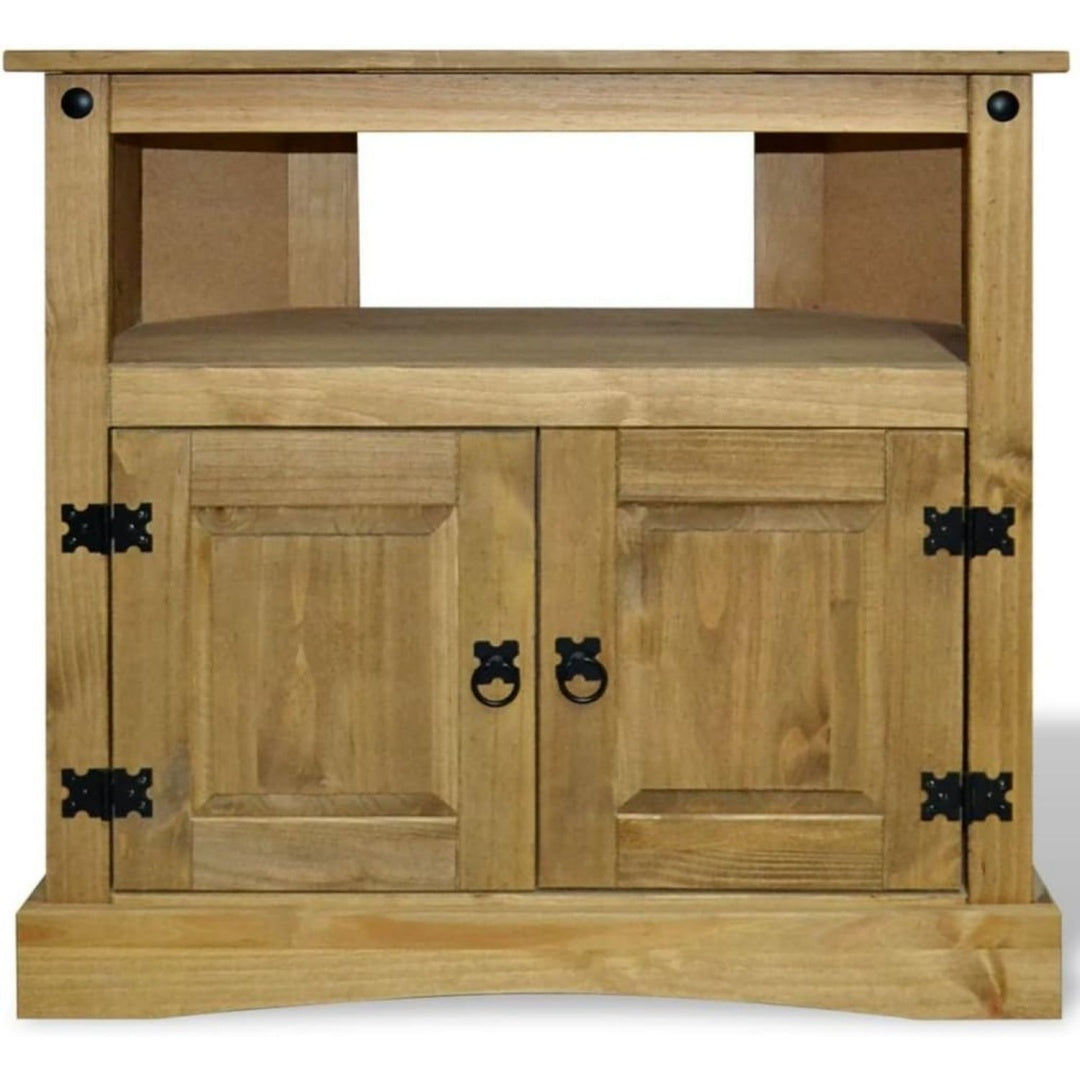 Materiau durable, console entree marron en bois