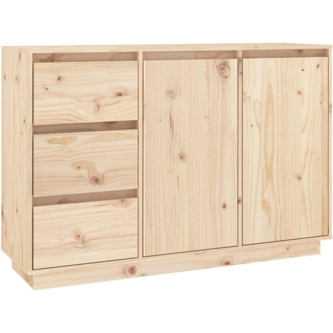 Sideboard beige, 3 tiroirs 2 portes