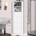 Colonne de rangement 36.5 x 155 cm structure metallique gris clair