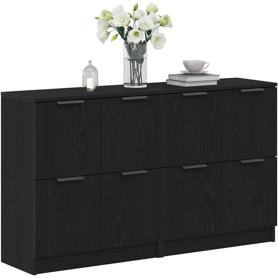 Buffet noir pour salle a manger 60 x 30 x 70 cm