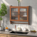 Matiere moderne, meuble suspendu gris en bois
