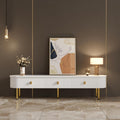 Meuble TV en noyer et MDF marron