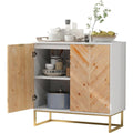 Buffet contemporain 2 portes beige