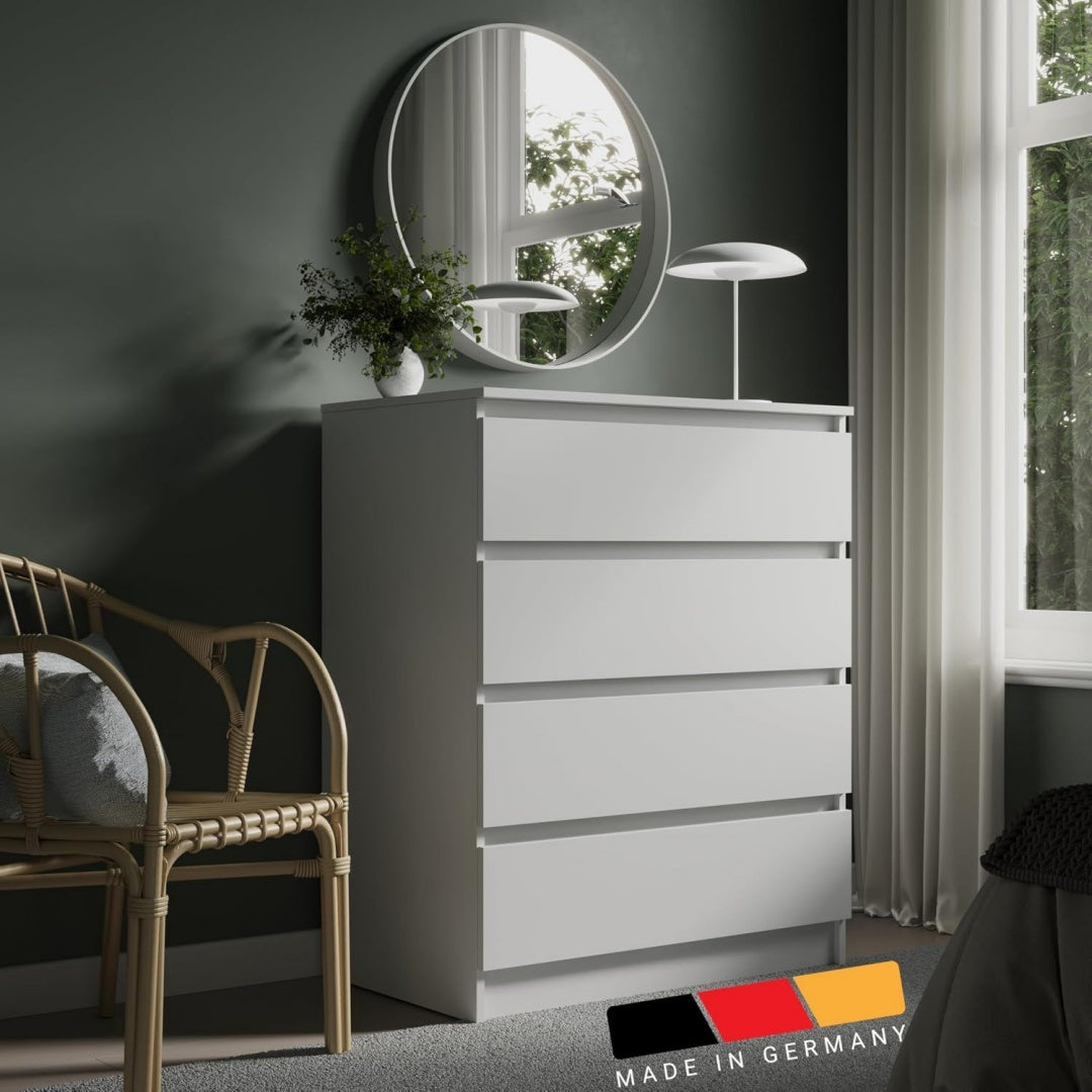 Elegante commode avec une fixation murale invisible