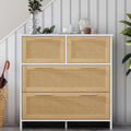 Commode 80 cm de haut en bois massif marron