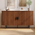 Enfilade marron bois ingenierie 140 cm, rangement esprit fermier