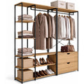 Garde-robe finition soignee Grise industrielle
