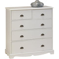 Commode moderne gris clair 42 x 96 x 97.5 cm