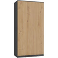 Armoire avec 7 etageres et 2 portes
