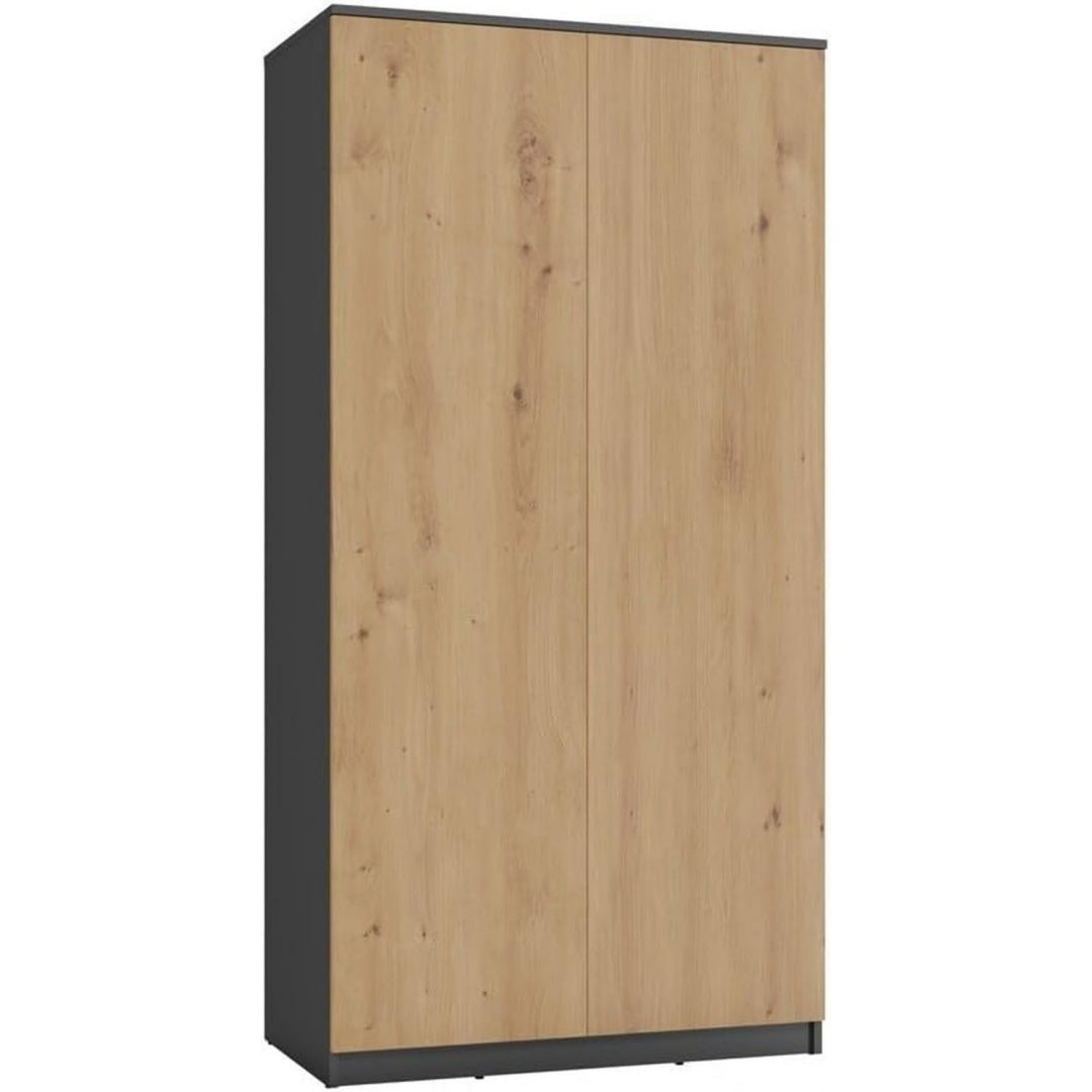 Armoire avec 7 etageres et 2 portes