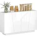 Credence gris clair 5 etageres, style scandinave bois ingenierie pour salon