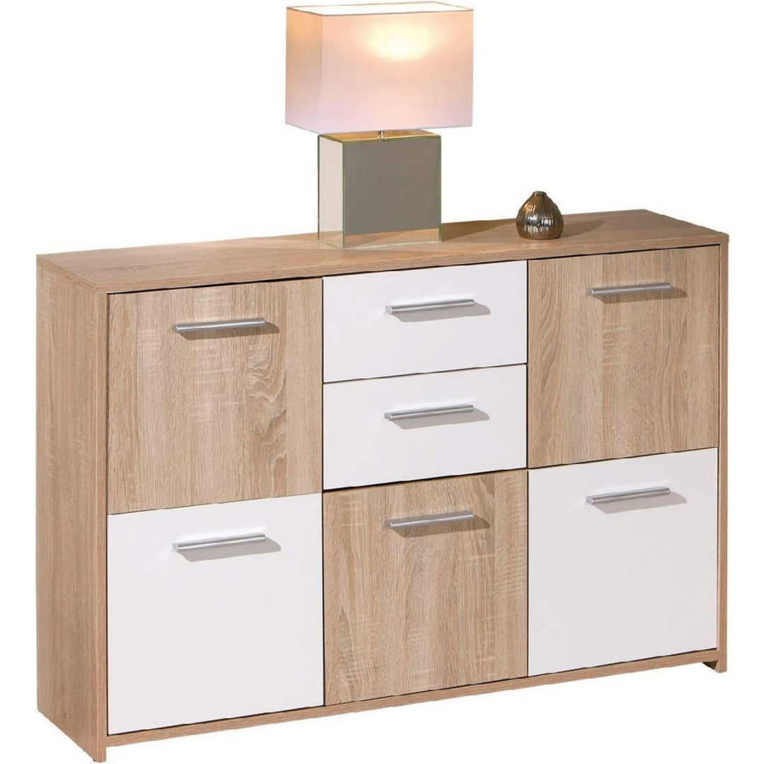 Buffet beige robuste 115 x 77 x 30 cm