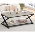 Table basse en chene et metal ideal pour la maison