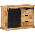 Buffet tendance style boheme marron