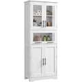 Armoire gris clair en MDF, style contemporain, rangement spacieux