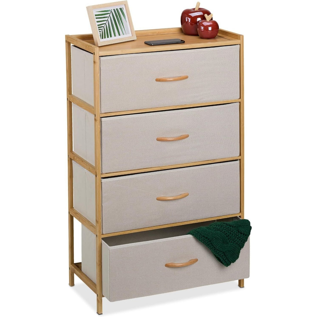 Commode Grise avec 4 tiroirs