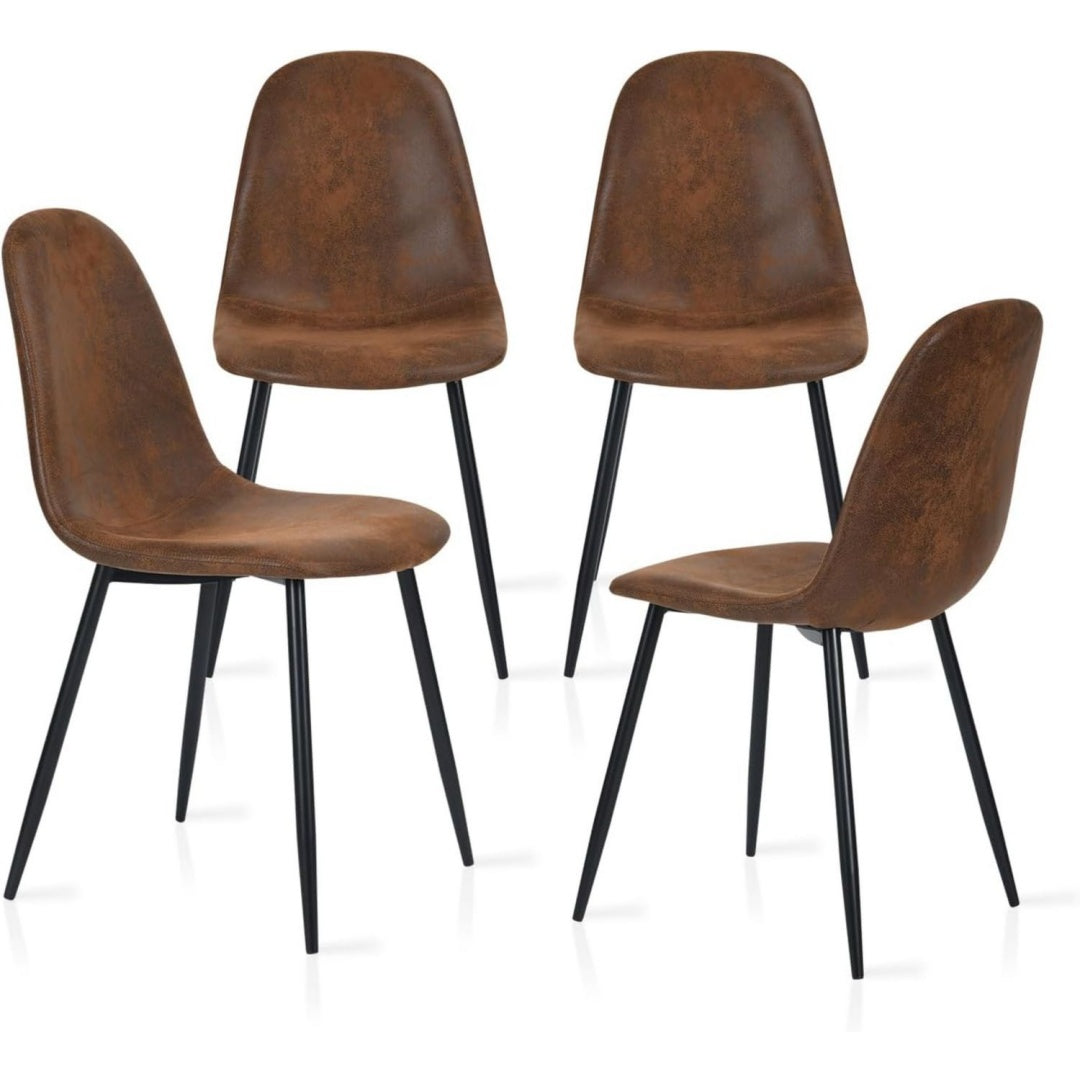 Chaise marron 42.5 x 54.5 x 86 cm